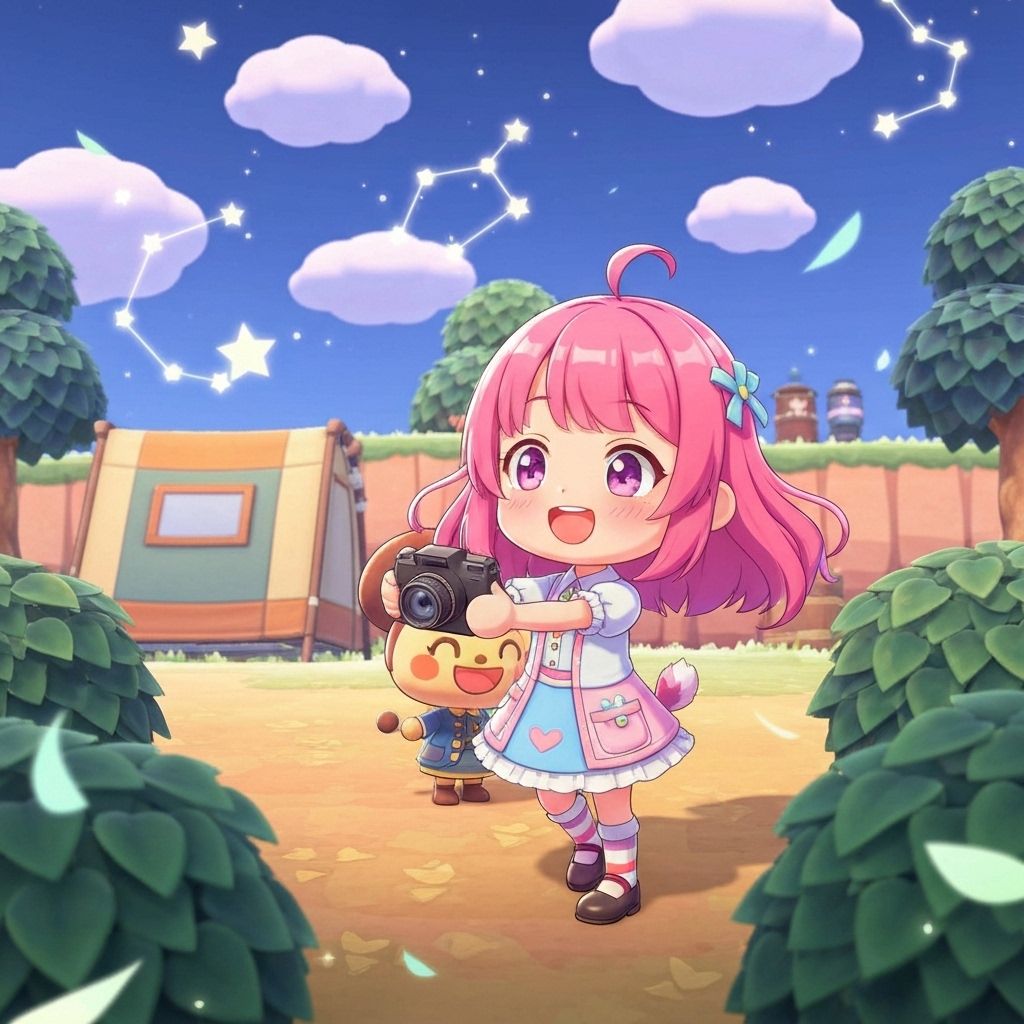 Audrey enjoying campsite visits while completing Star Path challenges and taking DreamSnap photos